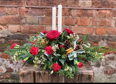 Christmas Table Arrangment