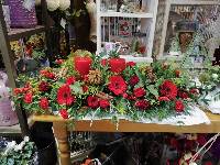 Christmas Mantle Arrangement