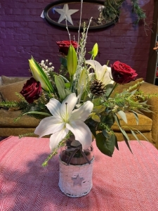 Starlight Rose & Lily Vase